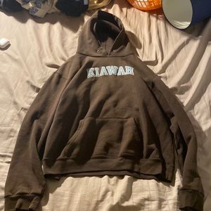 youth XL Kiawah Island south carolina brown hoodie